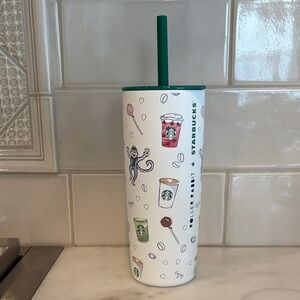 Starbucks Roller Rabbit LIMITED EDITION 24oz stainless steel Tumbler